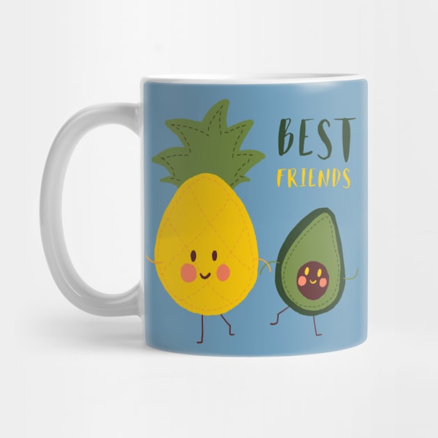 Best friends pineapple and avocado by Mimie20